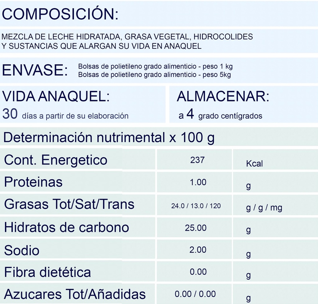 CREMA LA NONA 1  LT